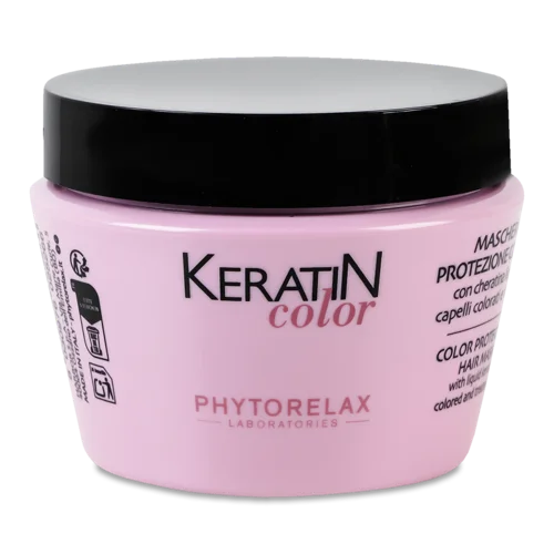 Маска Для Захисту Кольору Фарбованого Волосся Keratin Color Phytorelax, 250мл