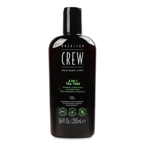 Шампунь American Crew 3в1 Чайне дерево, в/с, 250 мл