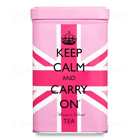 Чай чорний Keep Calm And Carry On Pink Union, 40*3г/уп