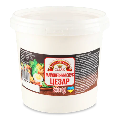 Соус Майонезний Вищого Ґатунку Цезар, В/ґ, 800г