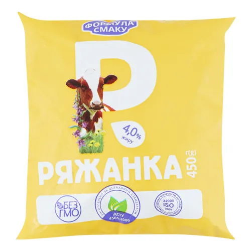 Ряжанка 4% Формула смаку м/у 450г