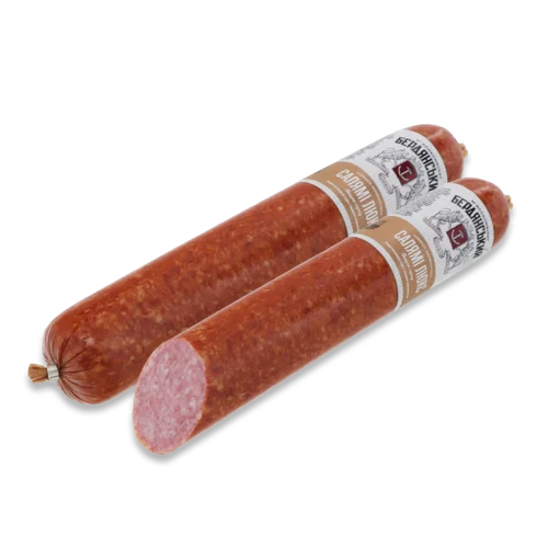 Ковбаса Салямі Люкс Напівкопчена Бердянський М'ясокомбінат н/к, кг