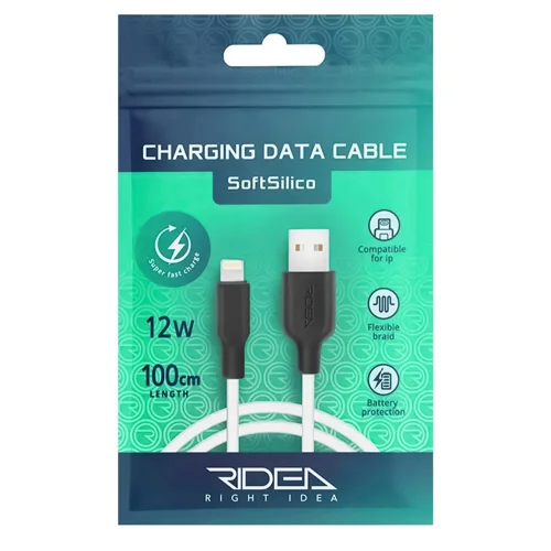 Кабель USB Ridea Soft Silico Lightning RC-M134 12W