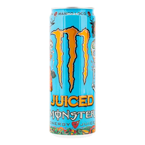 Напій енергетичний безалкогольний сильногазований Mango Loco Monster Energy з/б 355мл