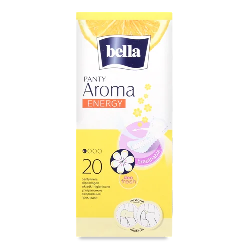 Гігієнічні Прокладки Panty Aroma Energy Bella 20шт, в/ґ
