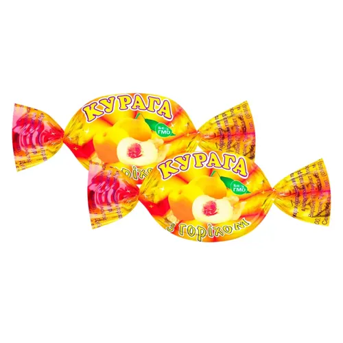 Цукерки Аметист Плюс Курага з волоським горіхом в глазурі