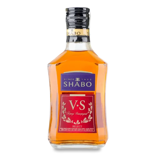 Бренді В/ґ 0.25л 36% Виноградний Ординарний VS Select Shabo