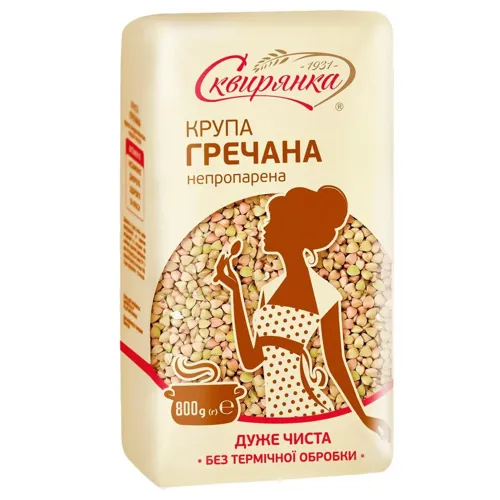 Крупа гречана «Сквирянка» непропарена 800г