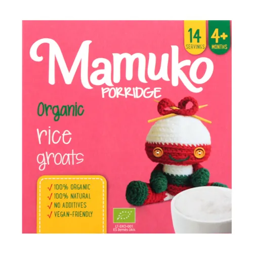 Крупа рисова органічна подрібнена Mamuko