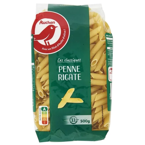Макаронні вироби Auchan Penne Rigate 500г