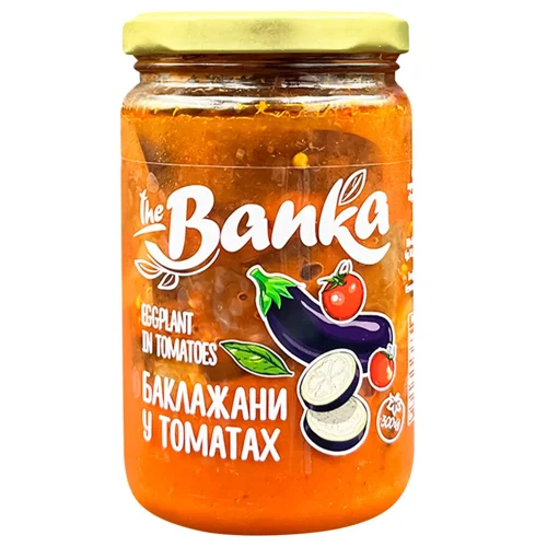 Баклажани в'ялені The Banka в томатному соусі 300г