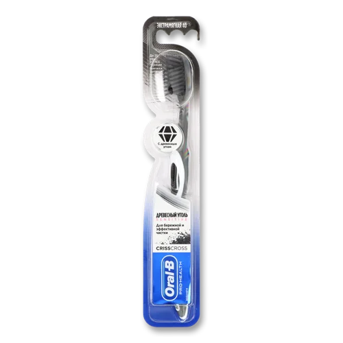 Зубна Щітка Екстрам'яка Деревне Вугілля Sensitive CrissCross Oral-B, 1шт