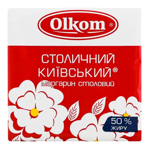 Маргарин 50% столовий Столичний Київський Olkom м/у 200г