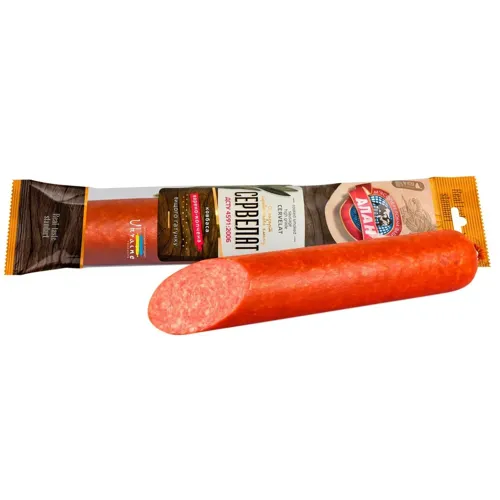 Ковбаса Алан Сервелат варено-копчена вищий ґатунок