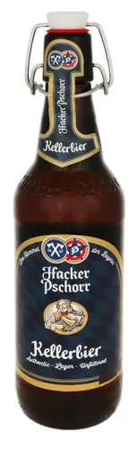 Пиво 0.5л 5.5% світле нефільтроване пастеризоване Hacker-Pschorr Kellerbier бут