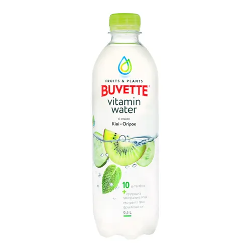 Напій безалкогольний вітамінізований Огірок-Ківі Buvette п/пл 0.5л
