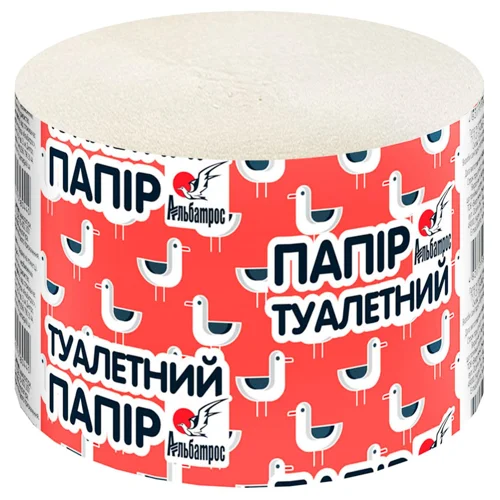 Туалетний папір Альбатрос Джамбо 1-шаровий 1шт
