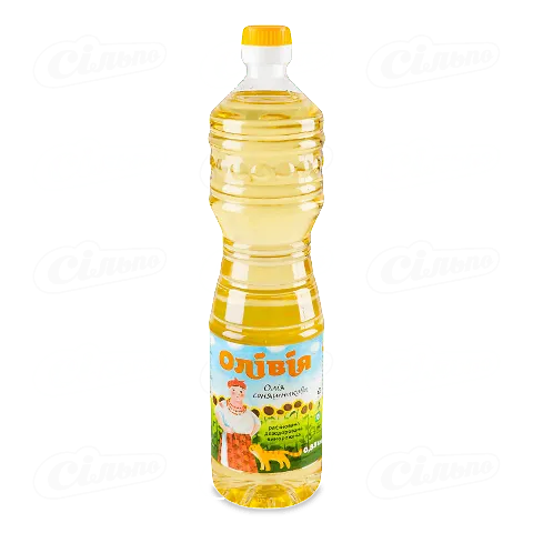 Олія соняшникова Олівія рафінована дезодорована, 0,83л