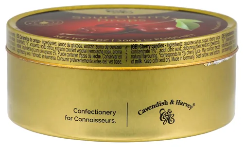 Льодяники Sour Cherry Drops Cavendish&Harvey з/б 200г