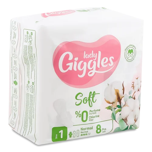 Гігієнічні Прокладки Ultra Normal Soft, 8шт, Giggles Lady
