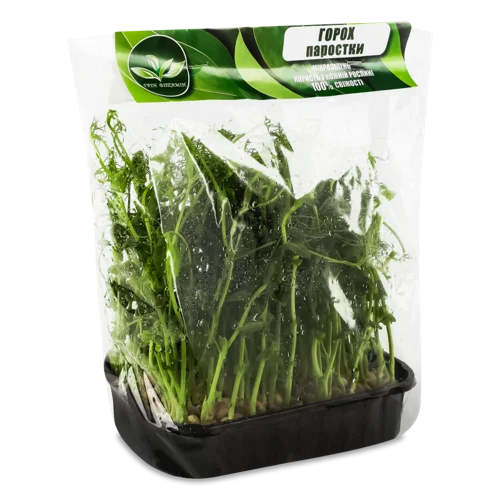 Мікрозелень Горох Green Vitamin, вищого ґатунку, 100г