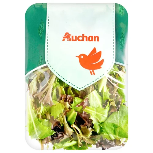 Салат Auchan Мікс міні айсберг 125г