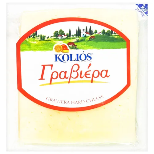 Сир Kolios Graviera твердий 45% 250г