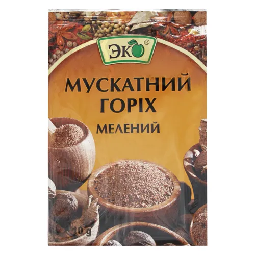 Мускатний горіх мелений Еко м/у 10г