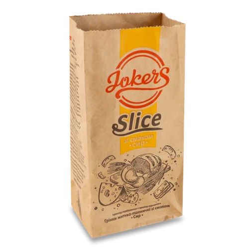 Грінки Житньо-Пшеничні Сир Slice Jokers, в/ґ, 90г