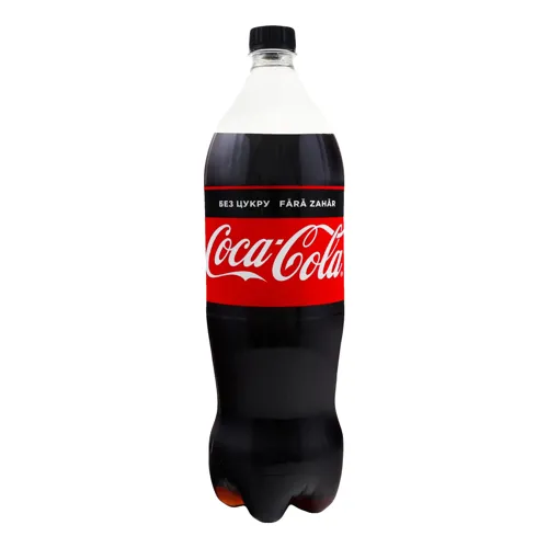 Напій безалкогольний сильногазований безкалорійний Coca-Cola Zero 1.5л