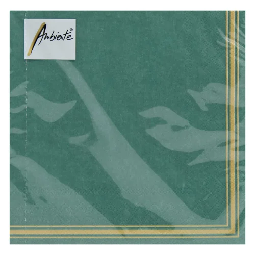 Серветки Ambiente Lea Green FSC Mix 33х33см
