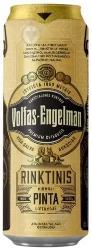 Пиво Volfas Engelman Rinktinis 0.568 ж/б