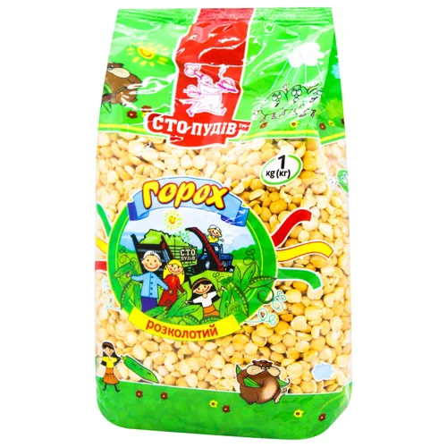 Горох Сто Пудів колотий 1кг