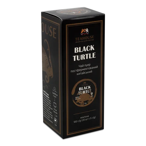 Чай Постферментований Китайський Чорна Черепаха Шу Пуер, к/у, 20х5г