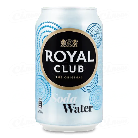 Напій Royal Club «Содова вода» безалкогольний газований, 0,33л