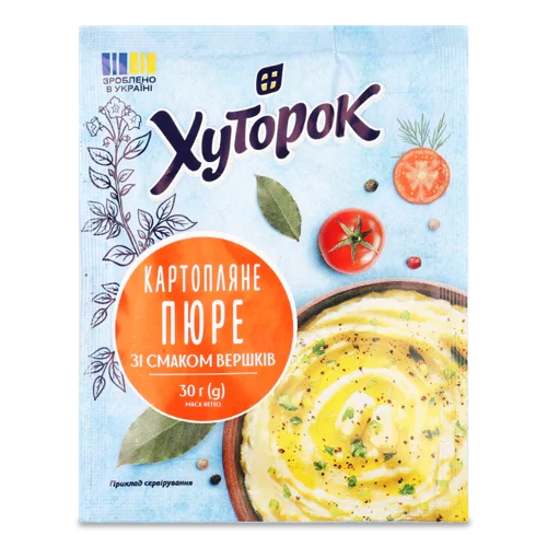 Пюре Картопляне З Вершками, В/ґ, 30г