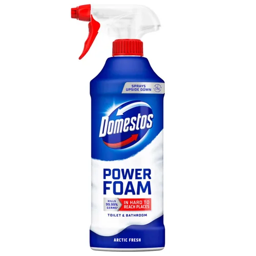 Спрей-піна для чищення унітазу та ванної Domestos Арктична свіжість 435мл