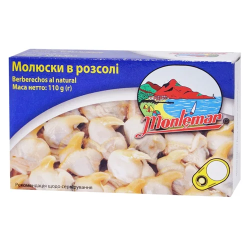 Молюски Montemar в розсолі 110г