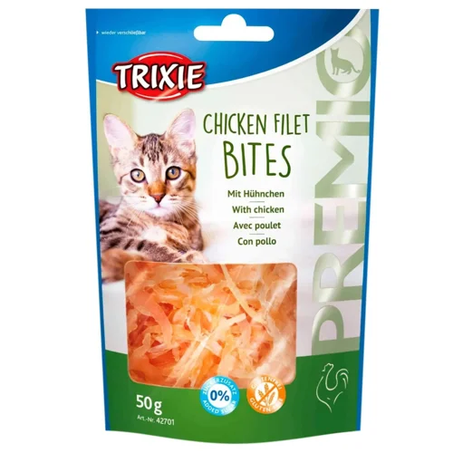 Ласощі для котів Trixie Premio Chicken Filet Bites з куркою 50г