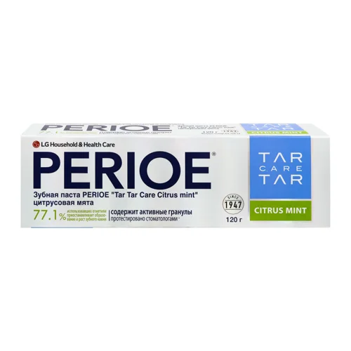 Зубна Паста Perioe TarTar Care Цитрусова М'ята 120г