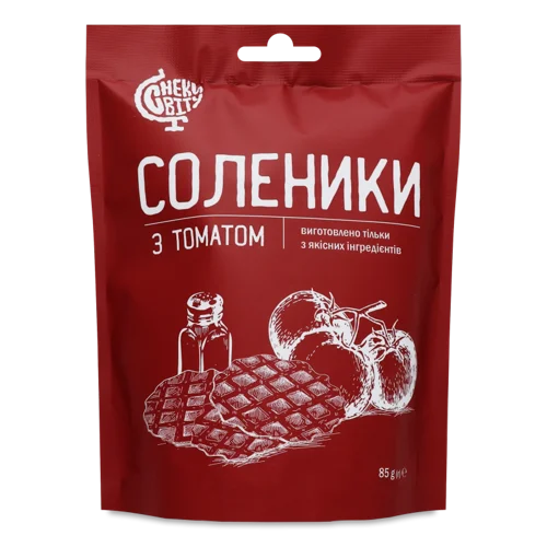 Снеки З Томатом, Вищого Ґатунку, Пакування Картонне, 85г