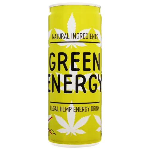 Напій безалкогольний енергетичний сильногазований Green Energy ж/б 0.25л