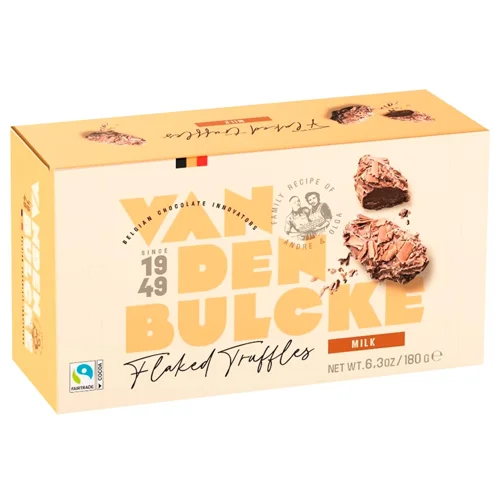 Цукерки Vandenbulcke Трюфелі з молочним шоколадом 180г