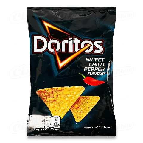 Чіпси кукурудзяні Doritos зі смаком перцю чилі, 44г