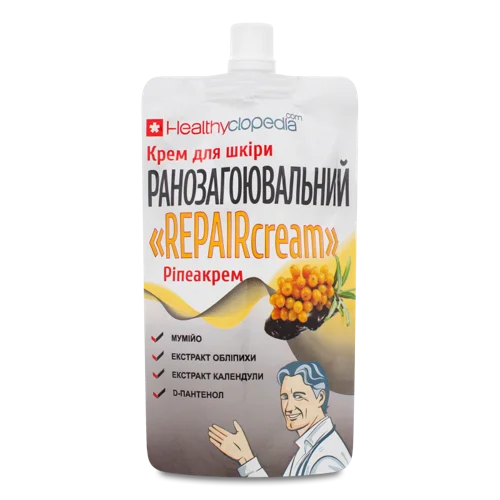 Крем Ранозагоювальний Repaircream Healthyclopedia, 100мл