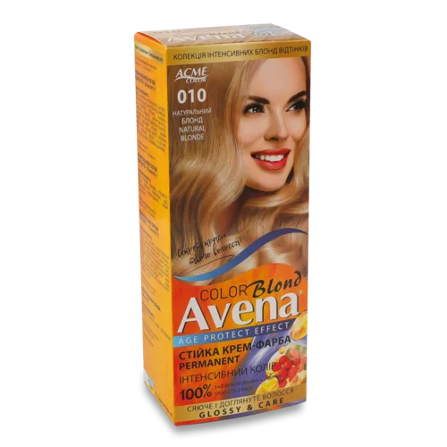 Крем-фарба Avena Blond Color 010 Натуральний блонд