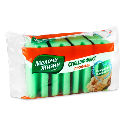 Губки Кухонні Профіль Спецефект Мелочи Жизни, 4 шт