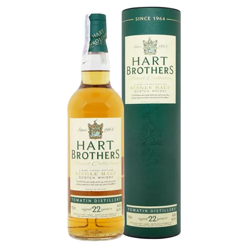 Віскі Hart Brothers Tomatin 1989 22 роки 46% 0,7л