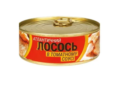 Консерви Banga Лосось атлантичний у томатному соусі 230г