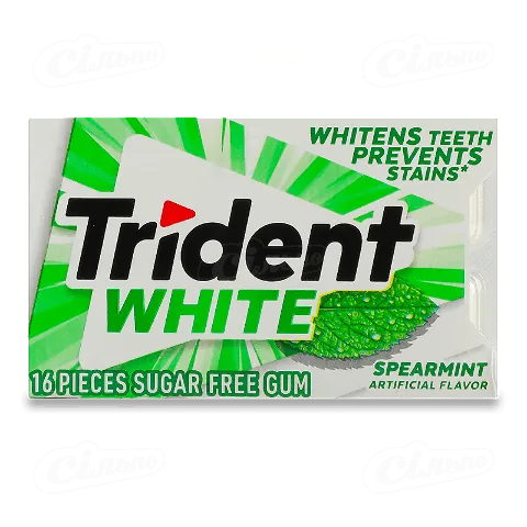 Гумка жувальна Trident м'ята, 24г